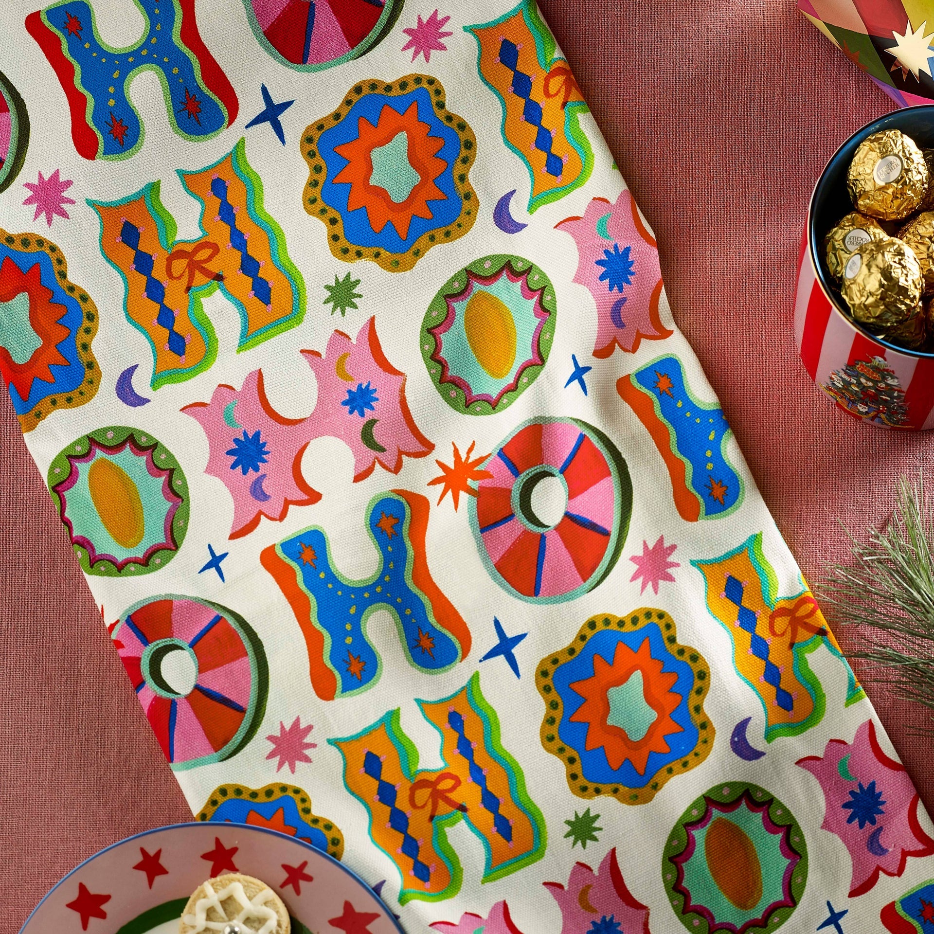 Torchon de Noël Ho Ho