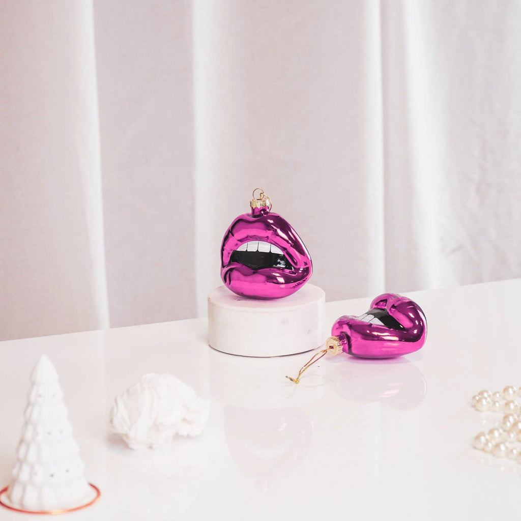 Boule de Noël Kiss Me Rose