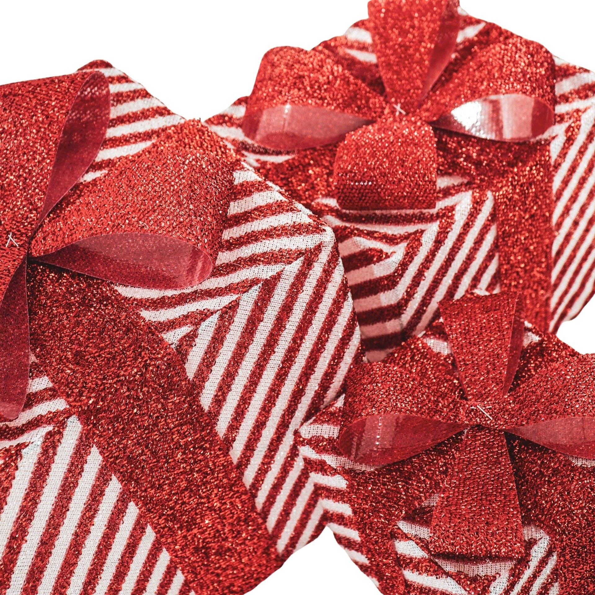 Regalo di Natale a LED - S3 - Polistirolo - Rosso/Bianco-15/20/25cm