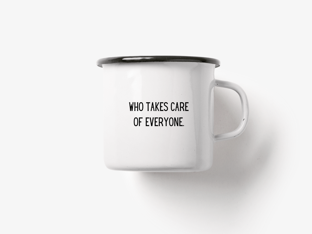 "Bad Ass Woman" Enamel Mug
