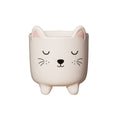 Mini pot de fleurs chat sur pieds