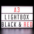 Lightbox Cinematic - Noire A3 Locomocean | Boutique d'objets cadeaux designs 