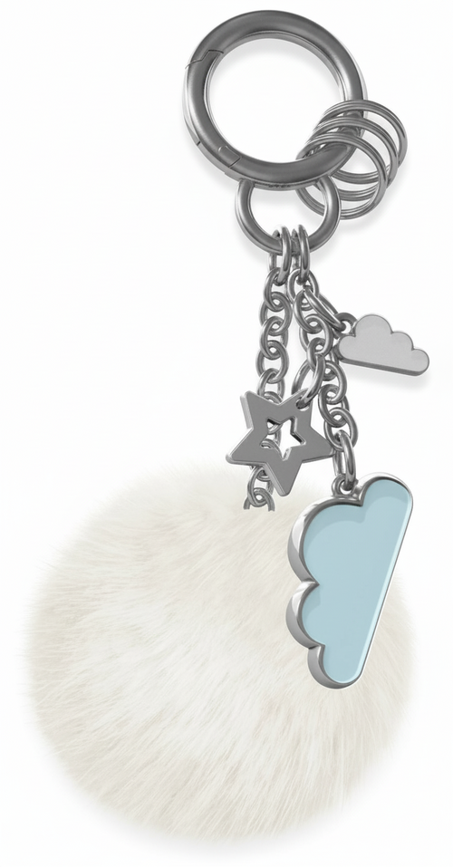 Charm da borsa Nuvola blu