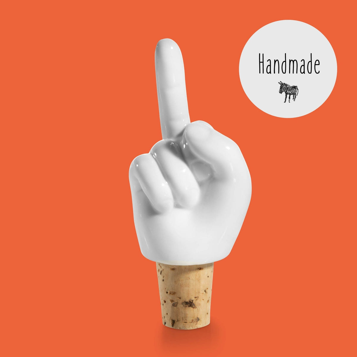 Vue complémentaire : Bouchon Main Fuck Off – Donkey Products