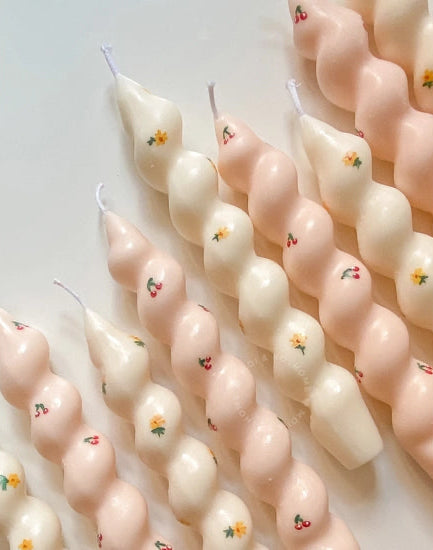 Twisted Cherry Candle