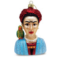 Pallina di Natale Frida e il suo pappagallo