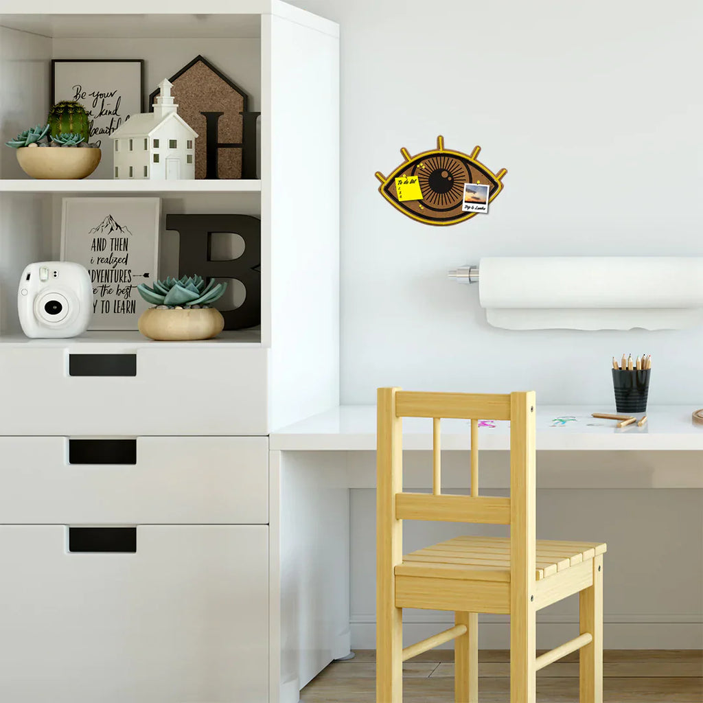 Quadro LED in sughero - Occhio