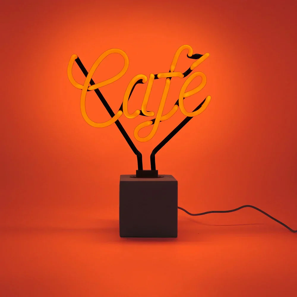 Lampada neon Café