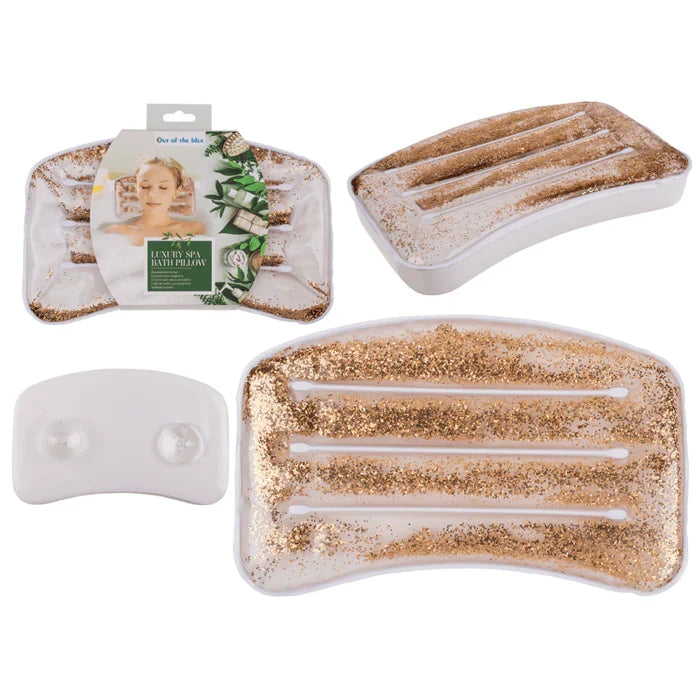 Coussin de bain à Paillètes Dorées – vue 4