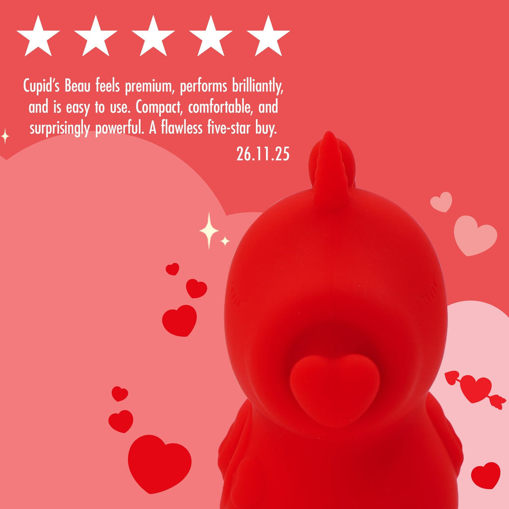 Cupid's Beau Heart Tongued Vibrator