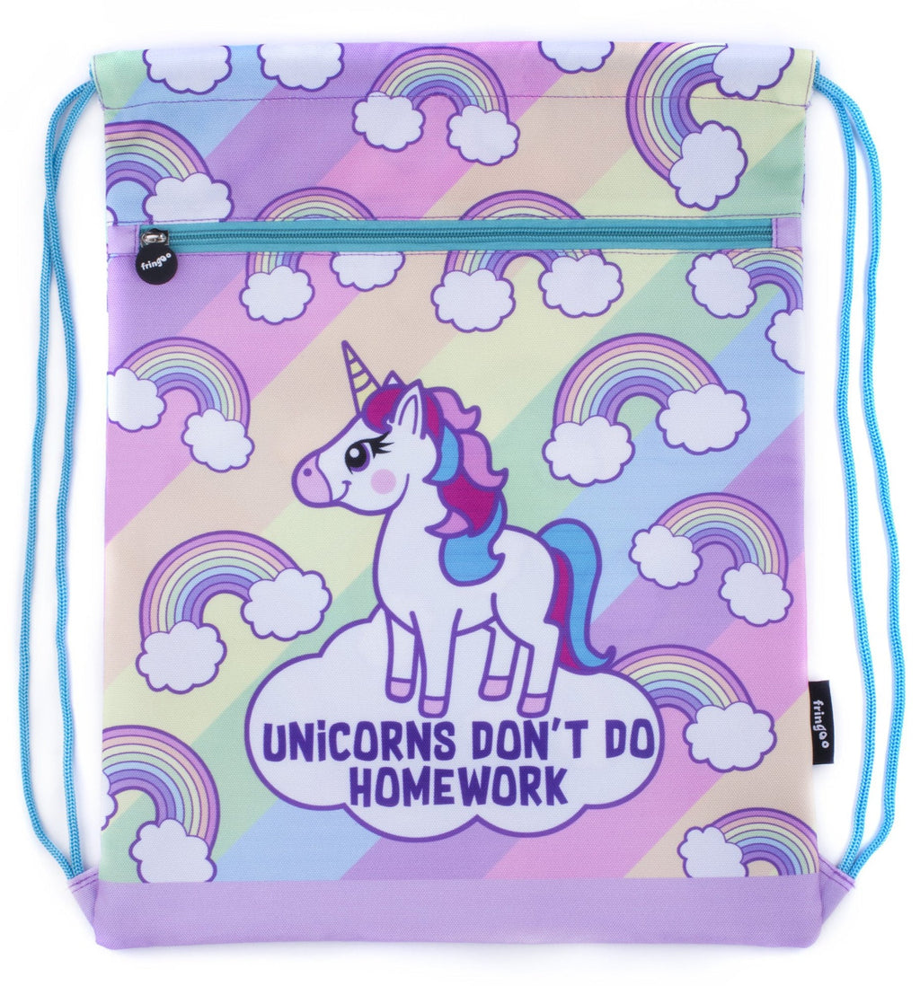 Sac à cordon – licorne Homework