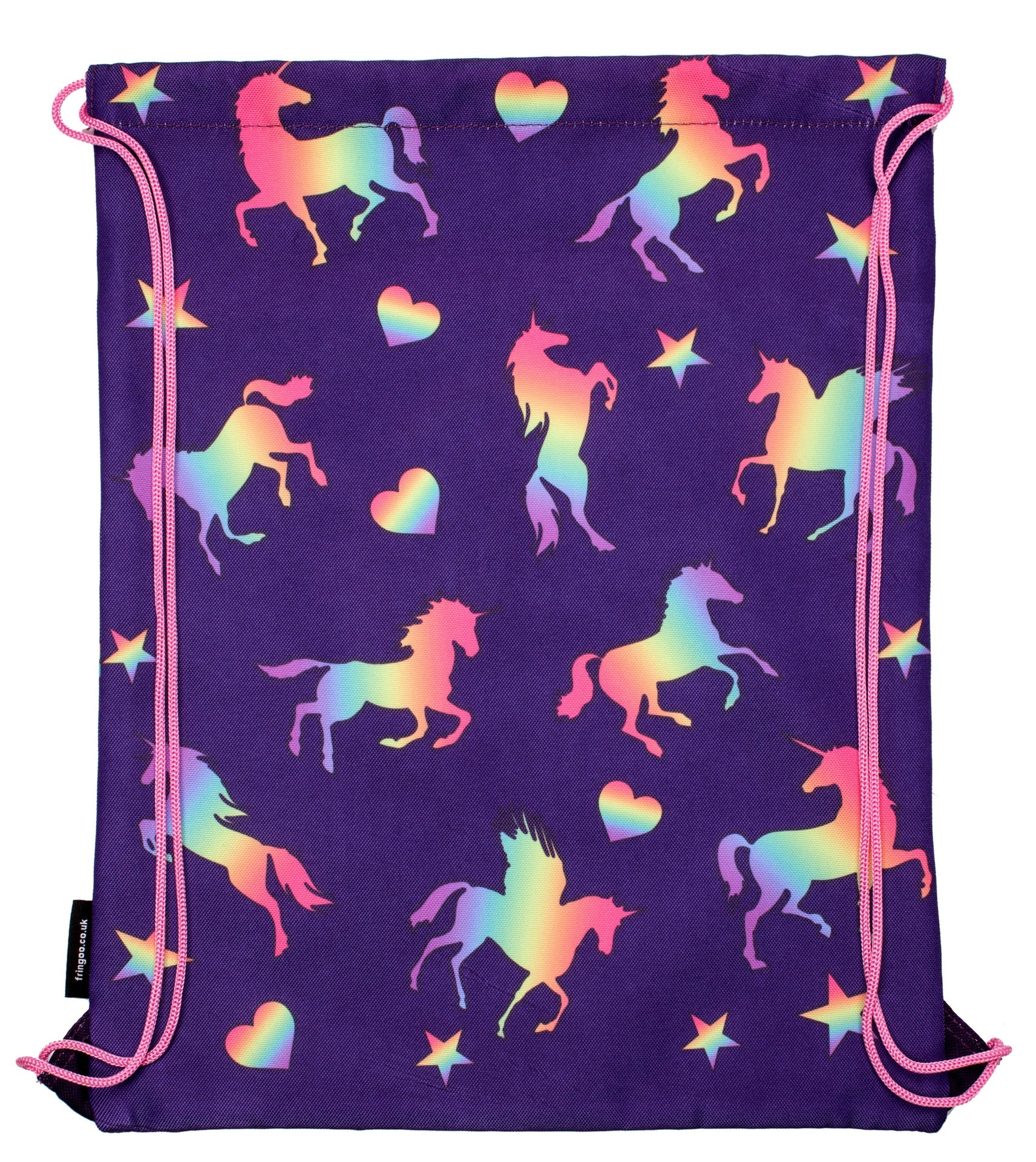 Sac à cordon – violet licorne