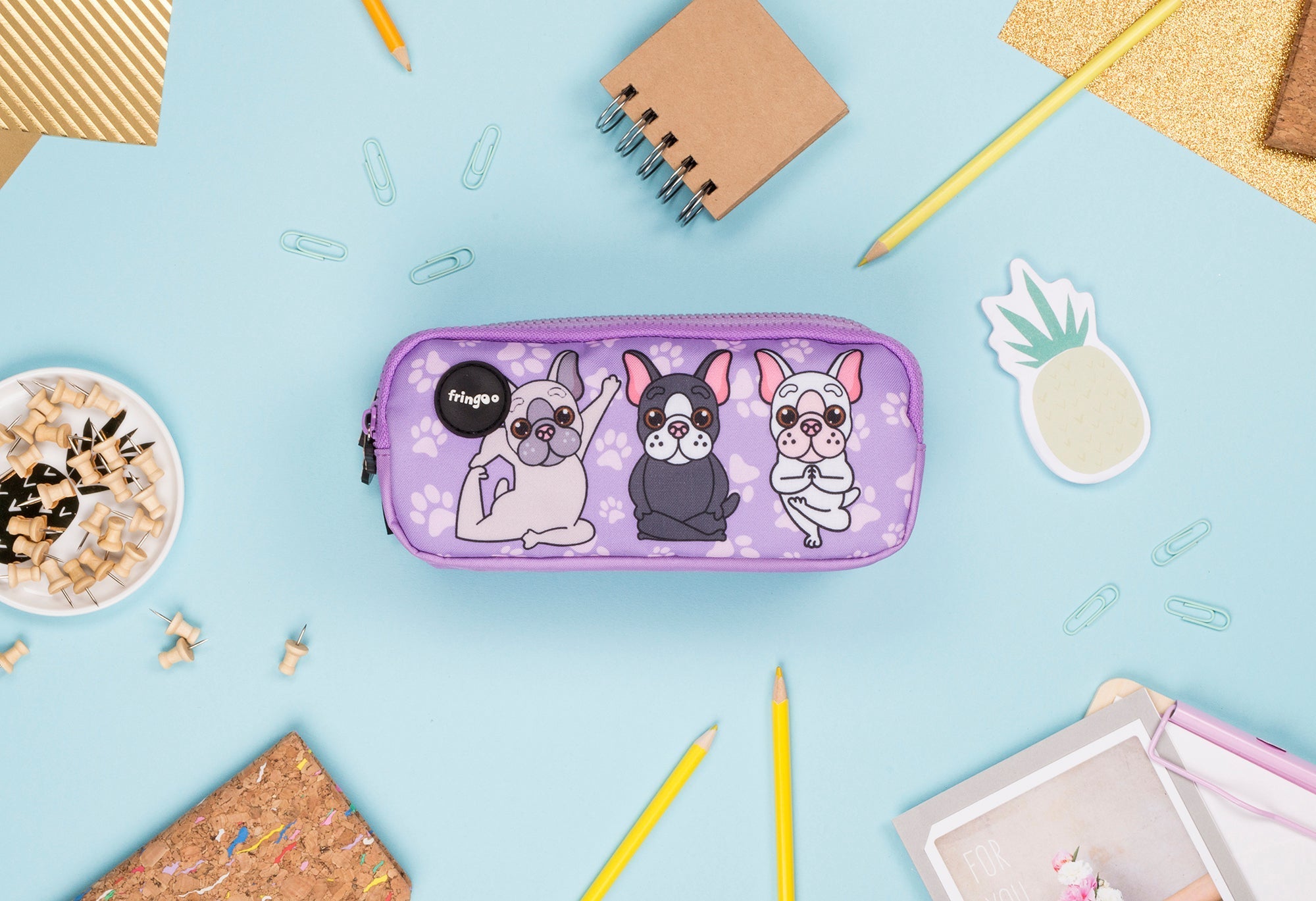 Trousse scolaire – Frenchie Yoga