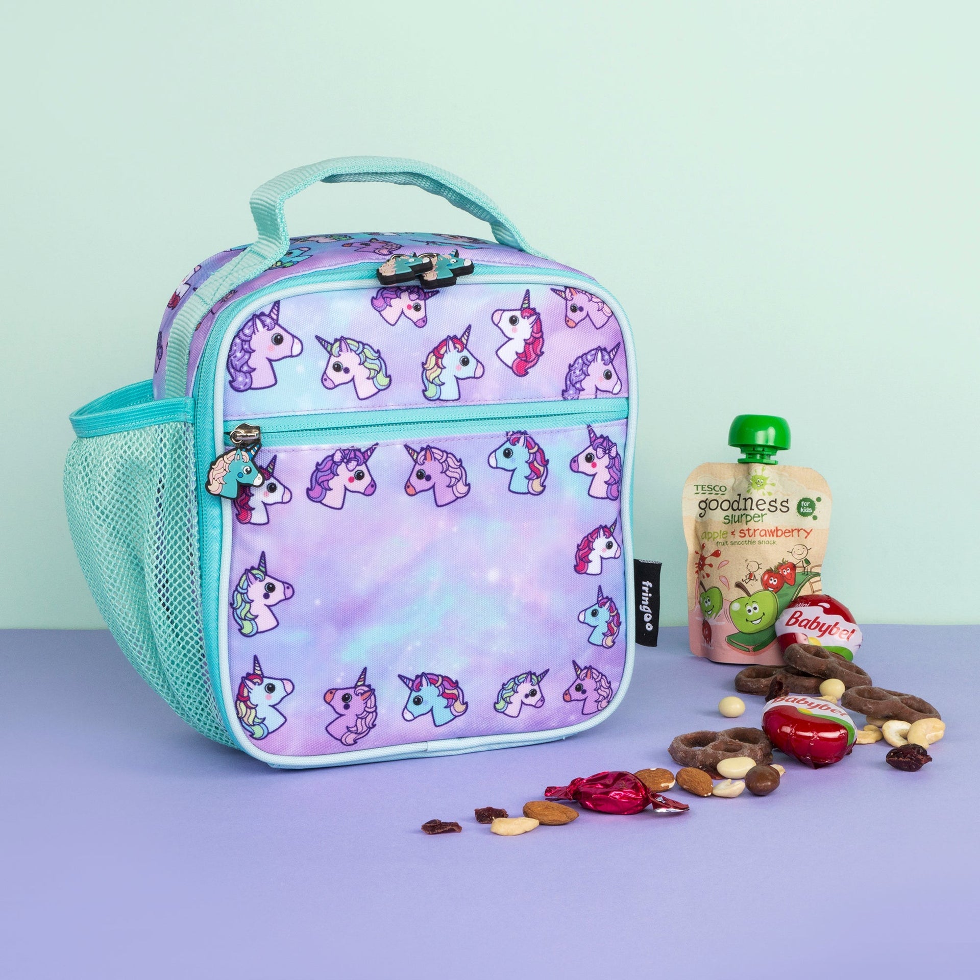 Sac repas – Pastel licorne