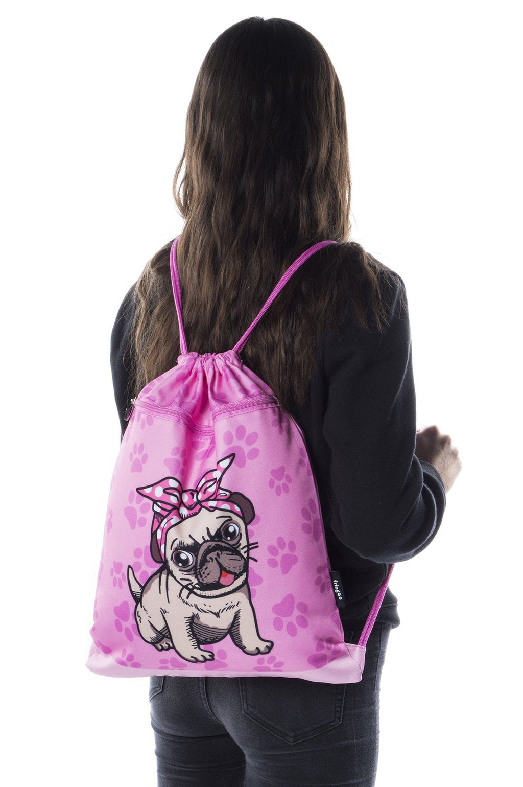 Sac à cordon – rose carlin