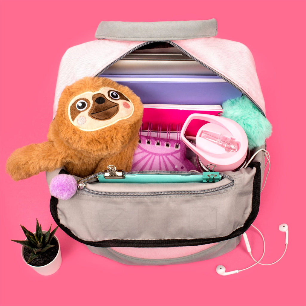 Teen sac à dos rose / gris
