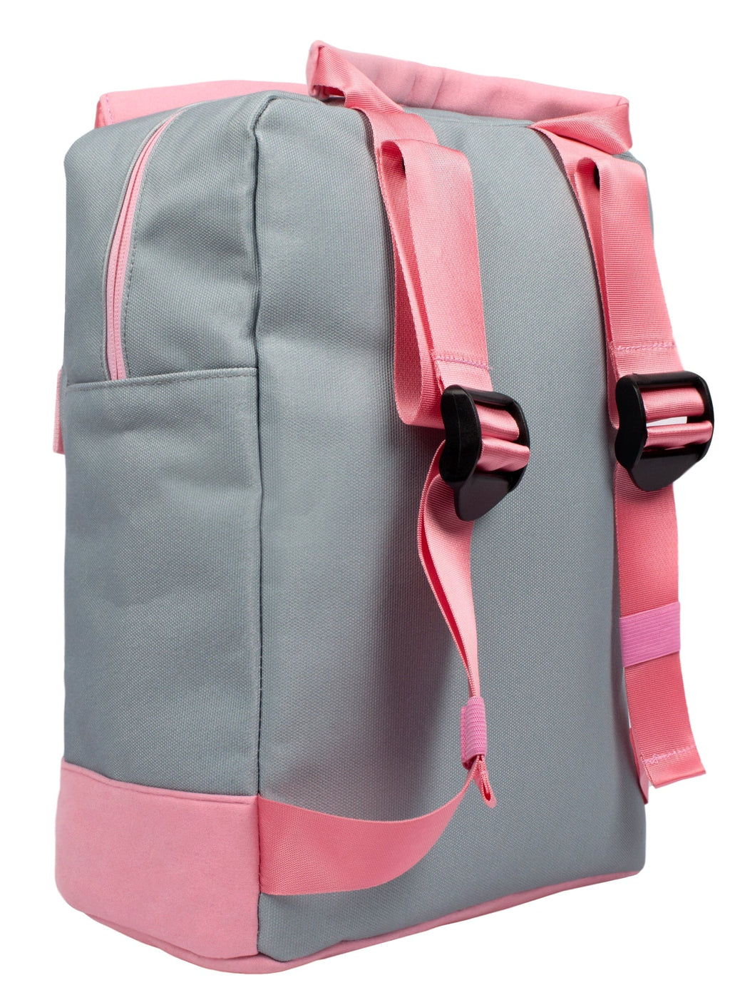 gris et rose Teen sac à dos