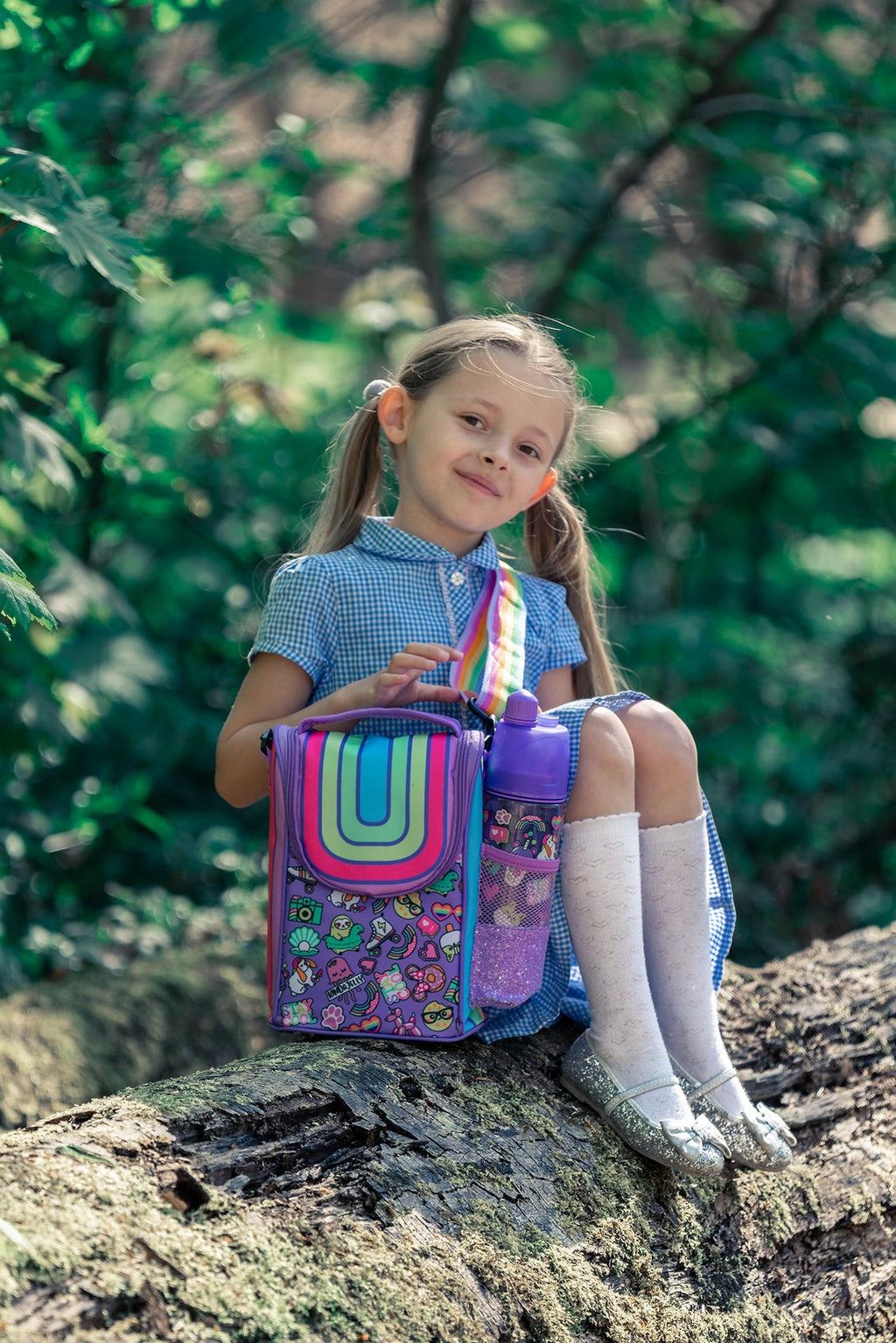 Sac repas avec bandoulière – Strap Lunch Bags – arc-en-ciel Smile