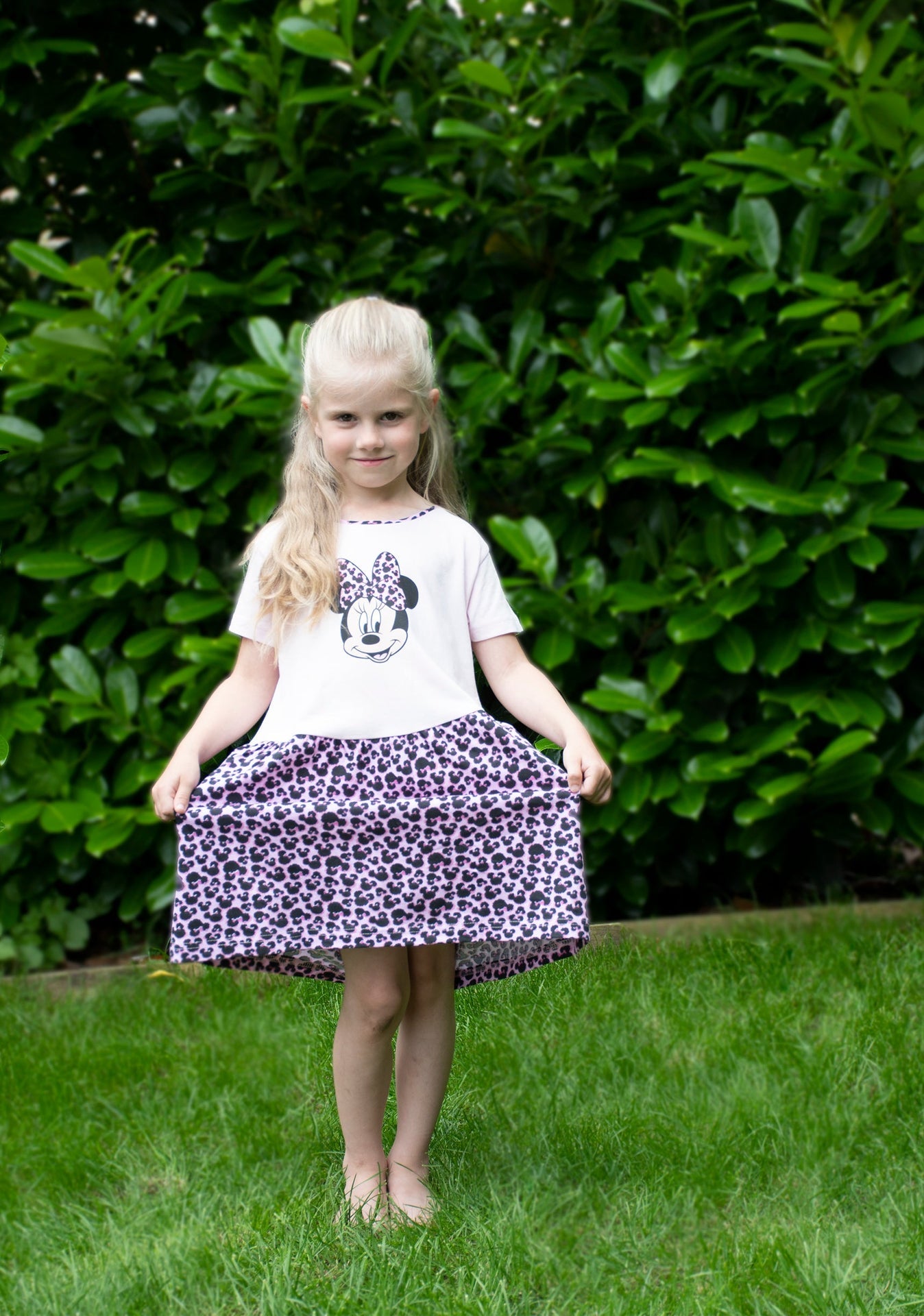 Robe – Disney Minnie Mouse Dress – rose Leopard
