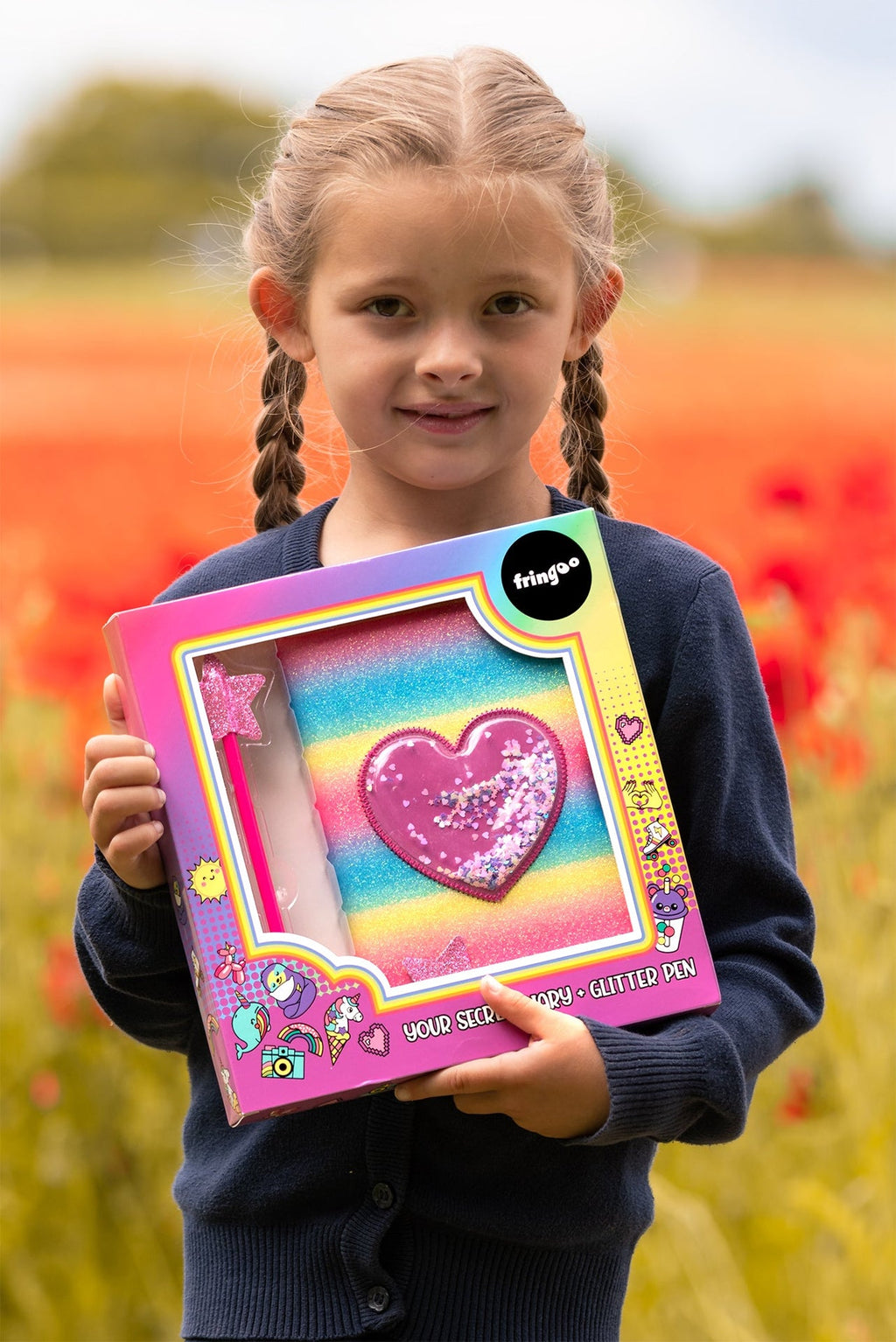 Journal secret pailleté – pailleté – Heart