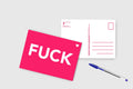Carta Fluo Fuck