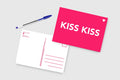 Carta Fluo Kiss Kiss