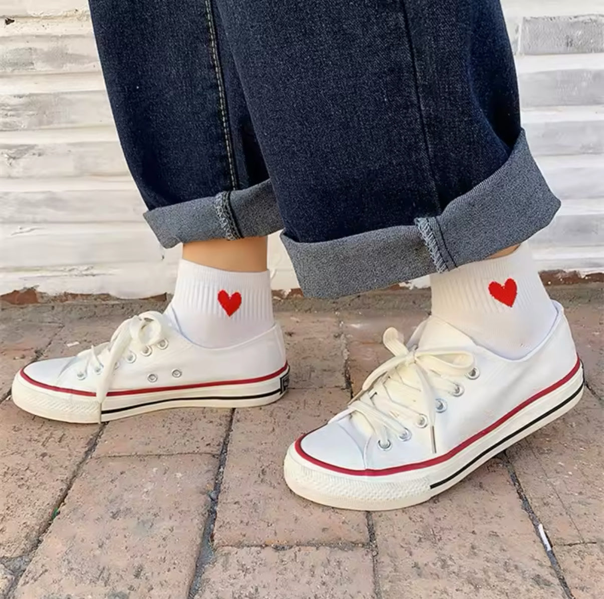 Chaussettes Courtes Cœur ❤️