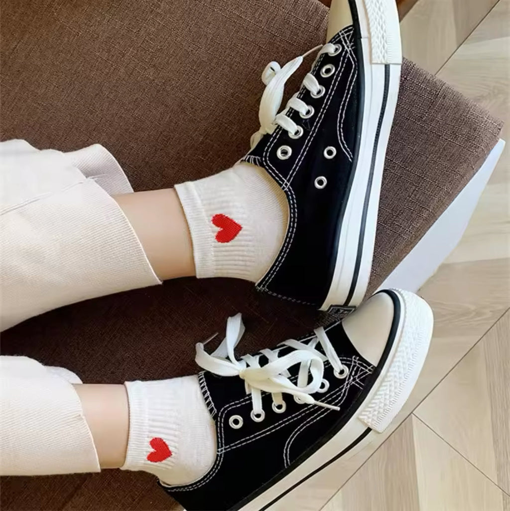 Chaussettes Courtes Cœur ❤️