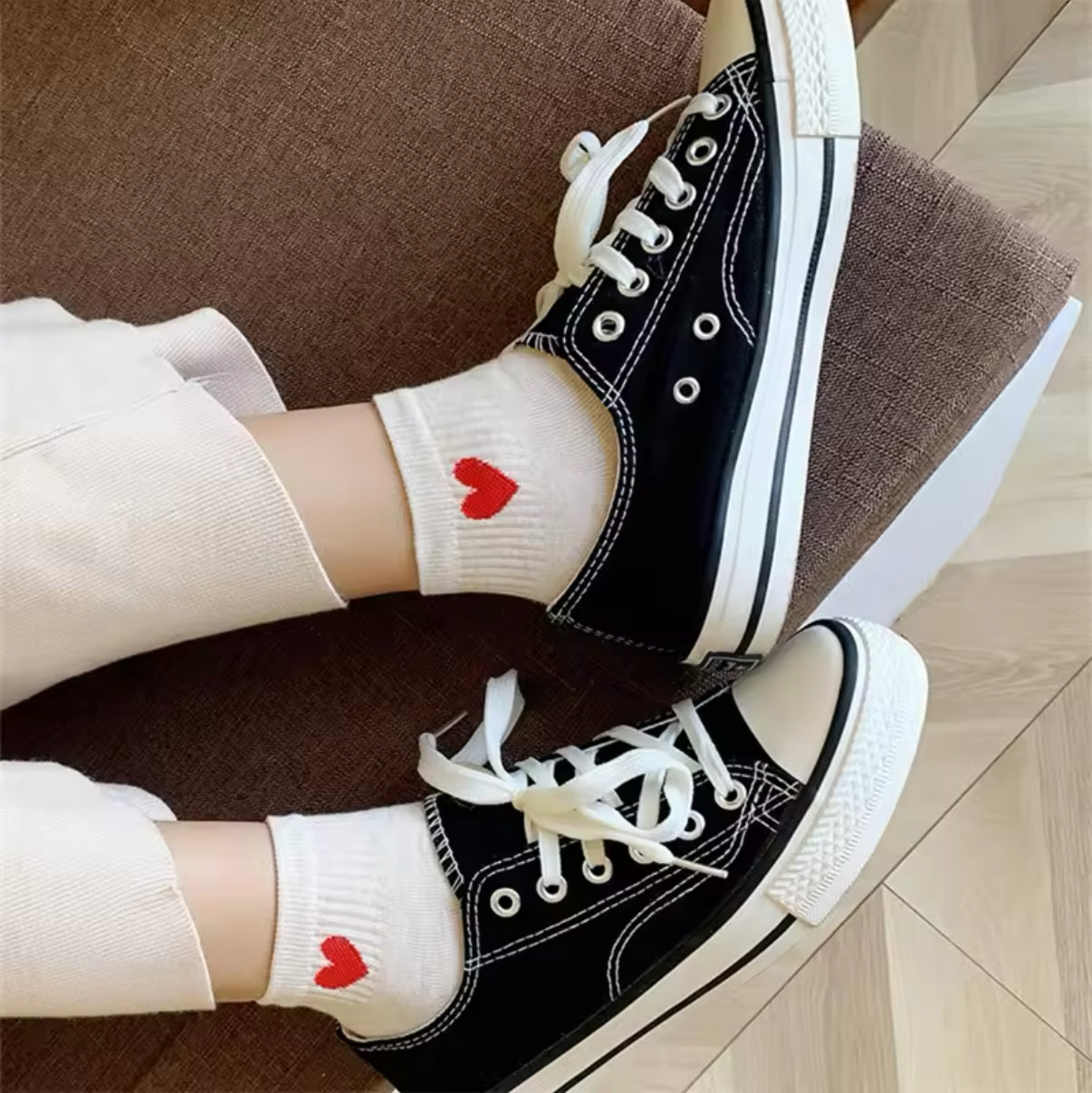 Chaussettes Courtes Cœur ❤️