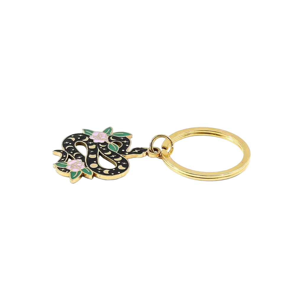 Lunar Serpent Keychain