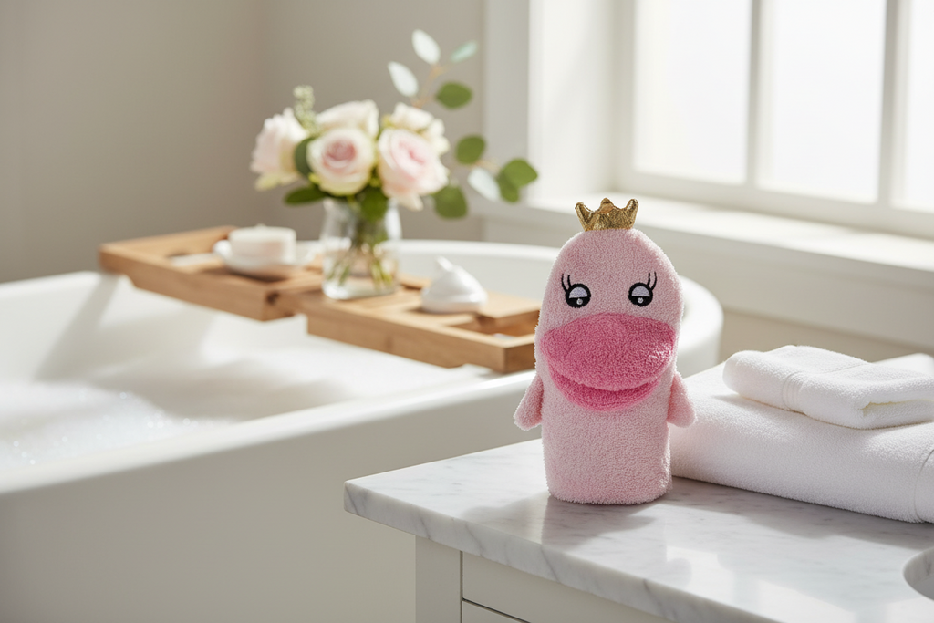 Guanto da Bagno Anatra Principessa