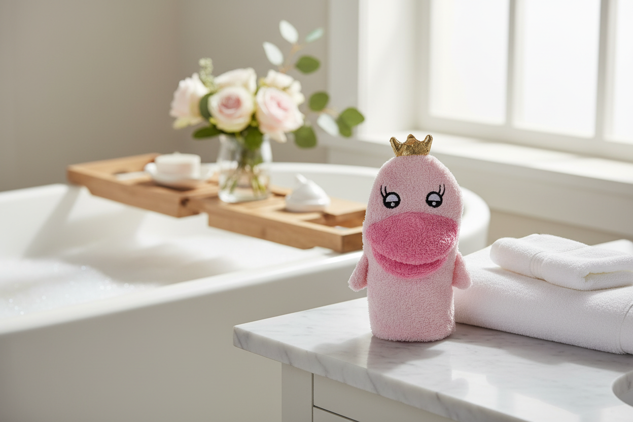 Princess Duck Wash Mitt
