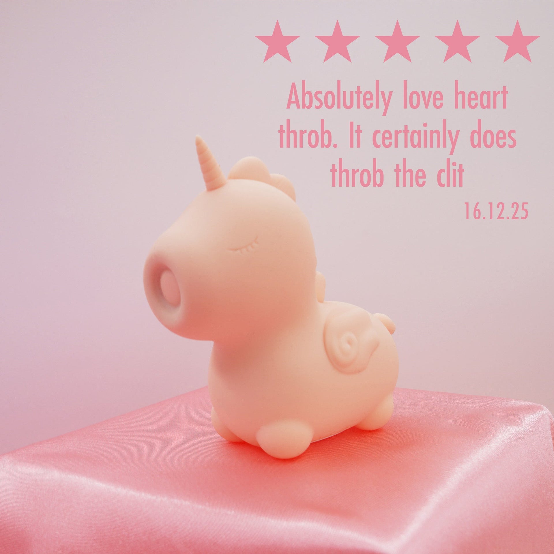 Heart Throb Pulsing Clitoral Vibrator