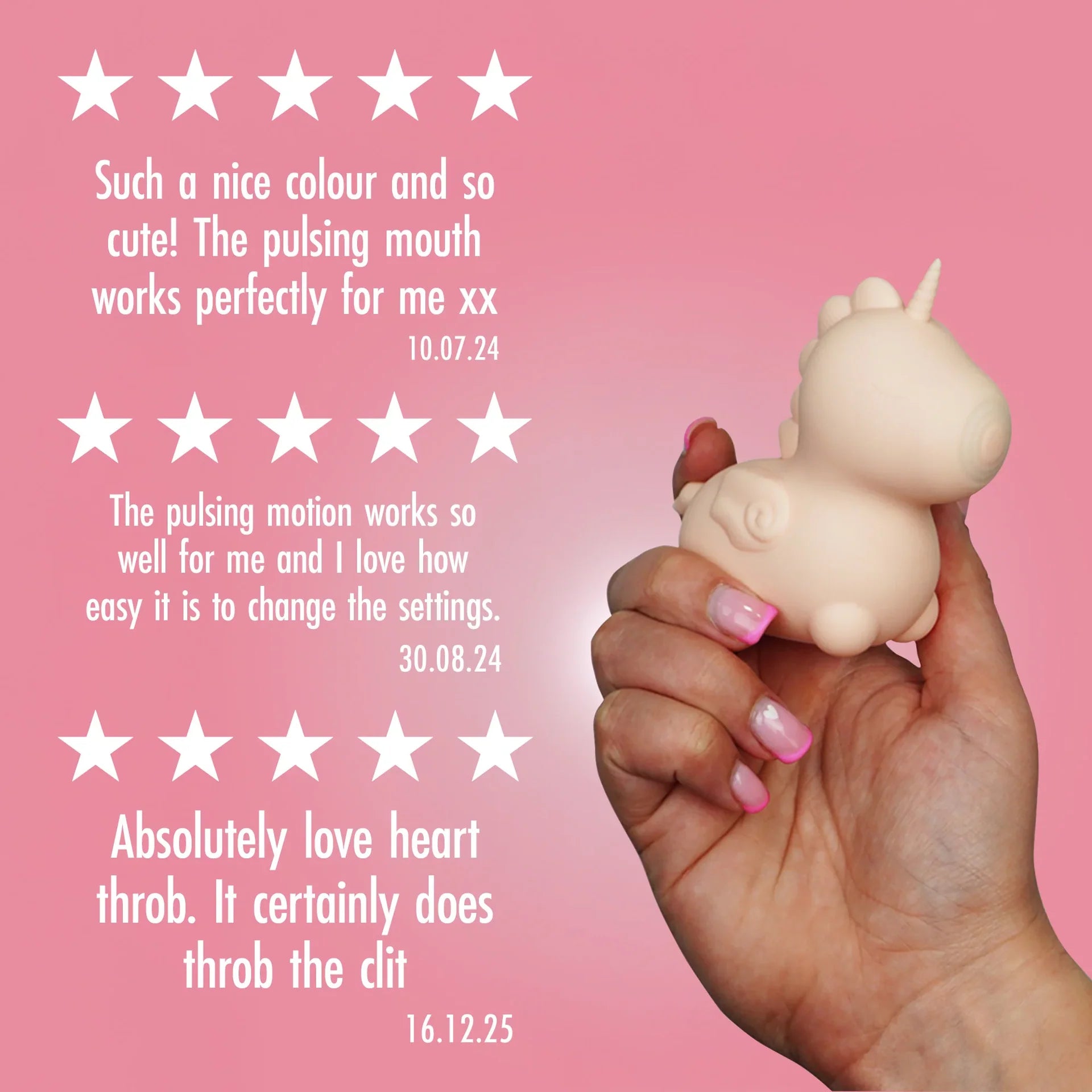Heart Throb Pulsing Clitoral Vibrator