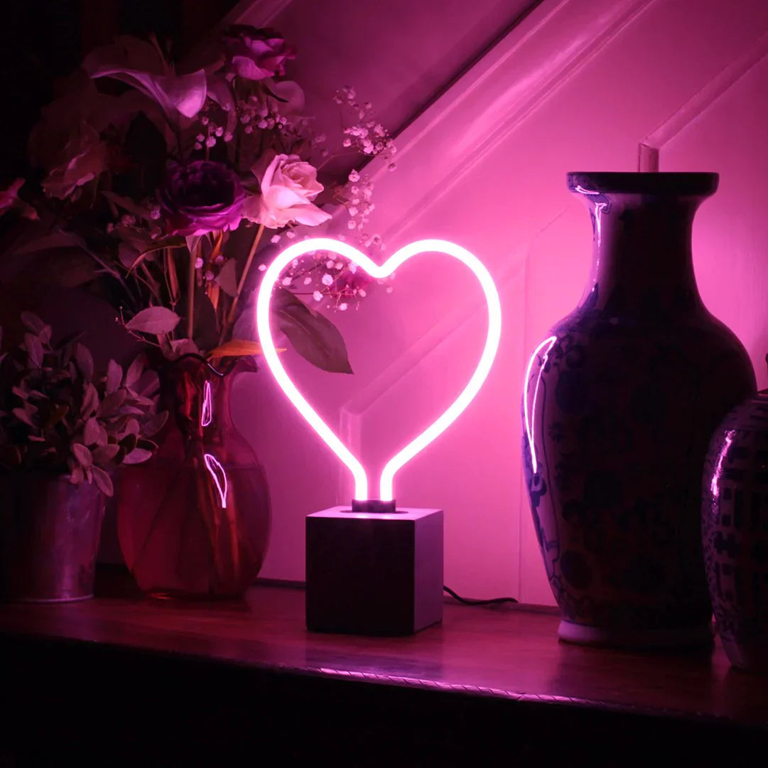 Lampada al Neon a Cuore