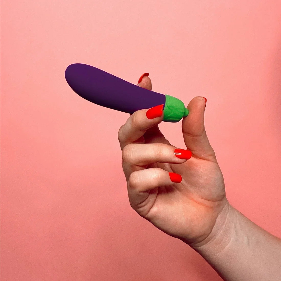 Vibromasseur Aubergine Emojibator – visuel de présentation