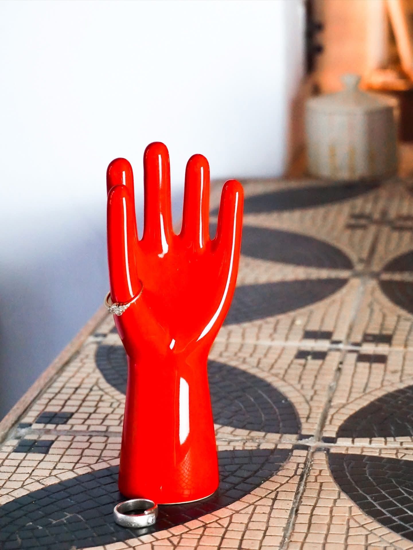 Portagioie a Mano Rosso