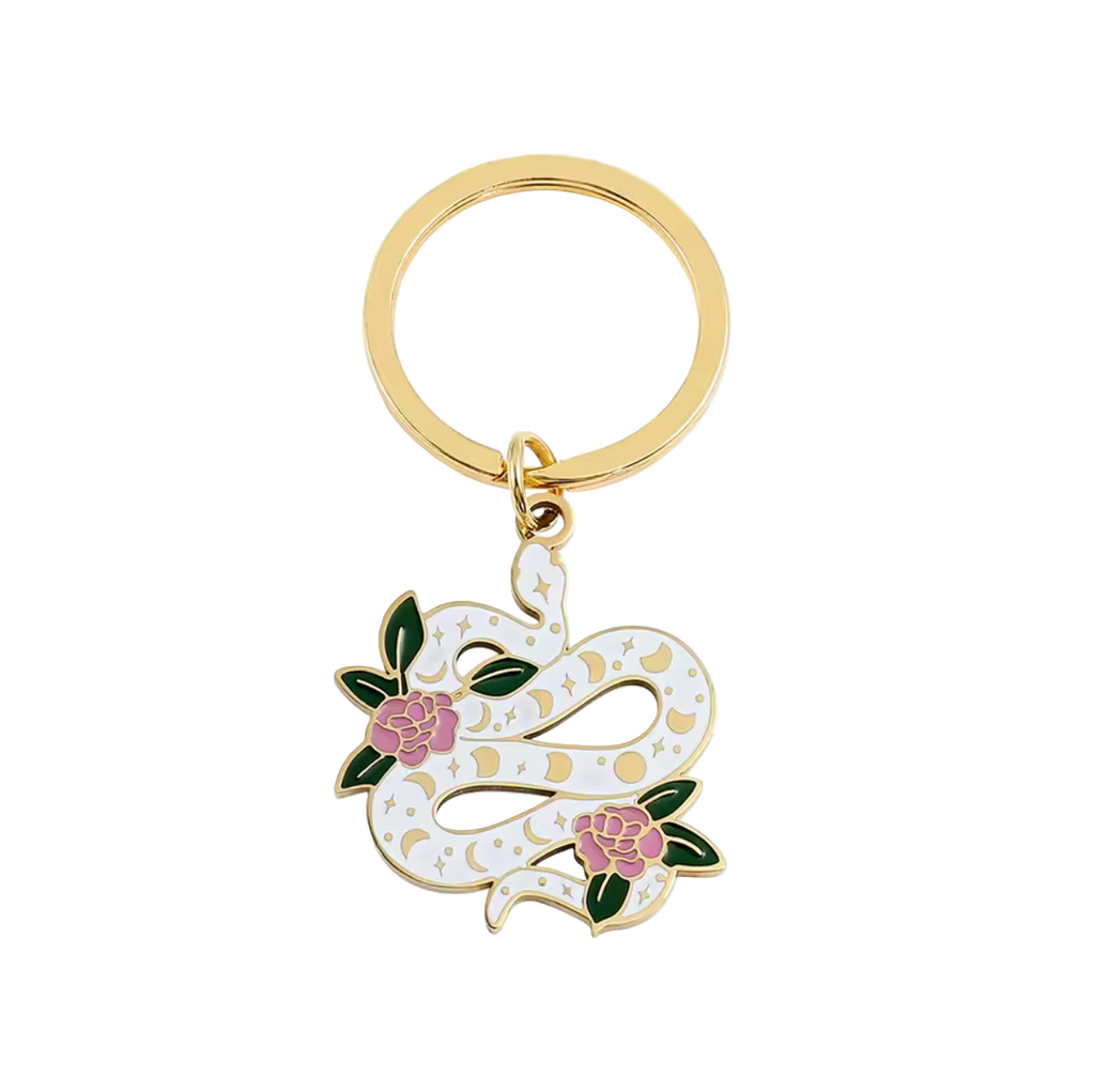 Lunar Serpent Keychain