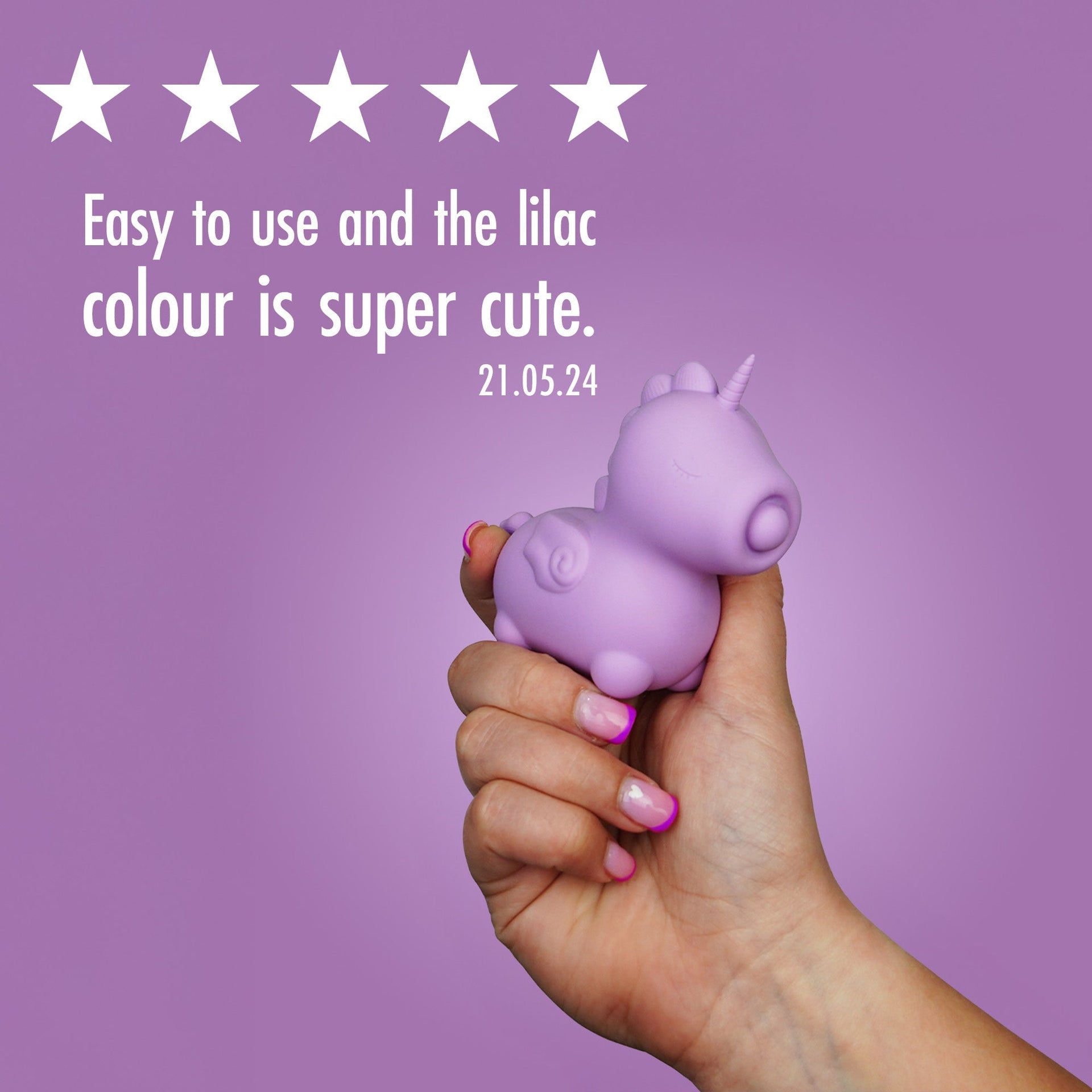 Karma Lilac Massaging Clitoral Vibrator