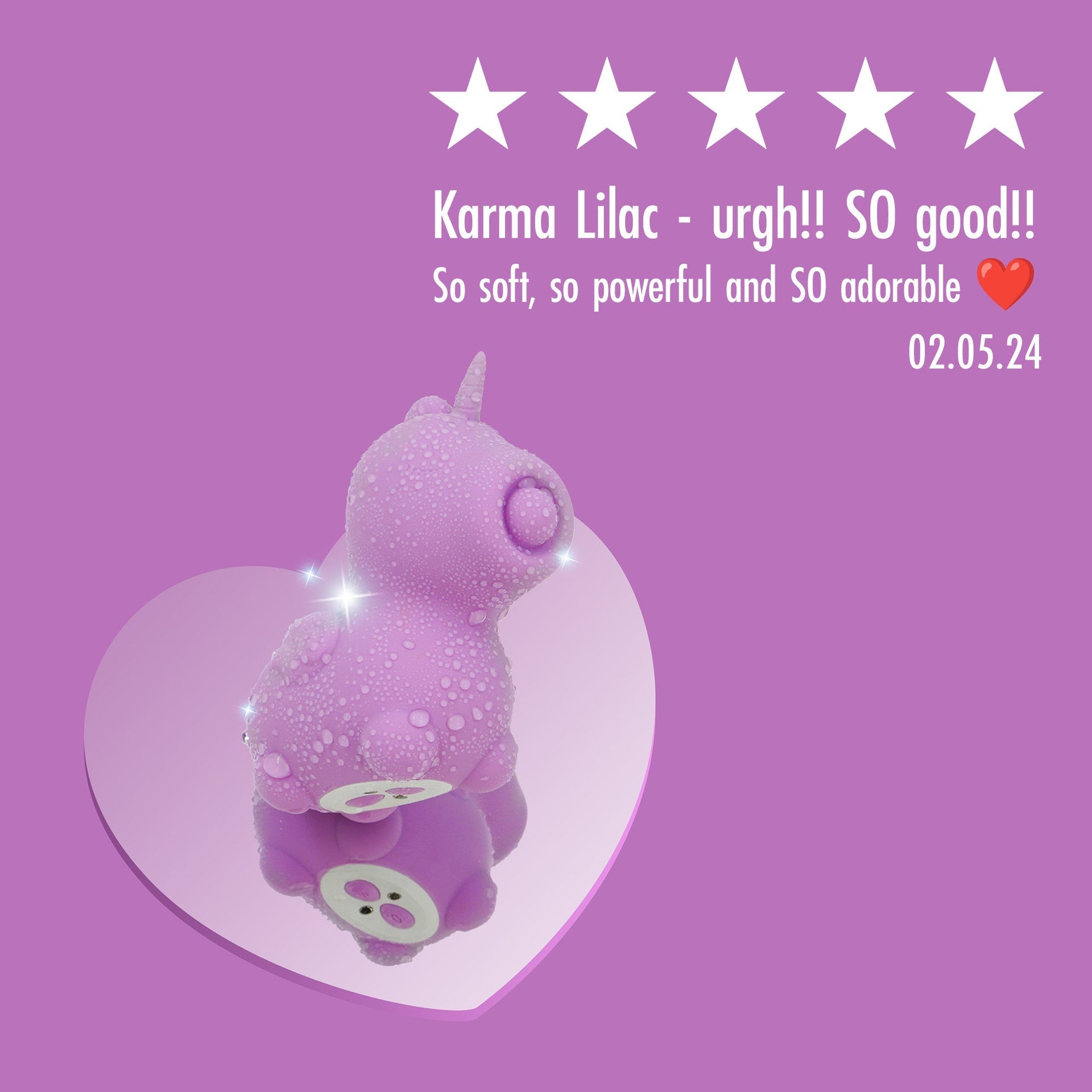 Karma Lilac Massaging Clitoral Vibrator