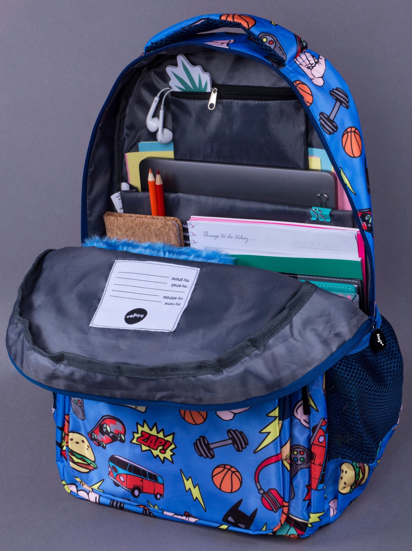 Sac à dos multicompartiment scolaire enfant – Doodles Boy