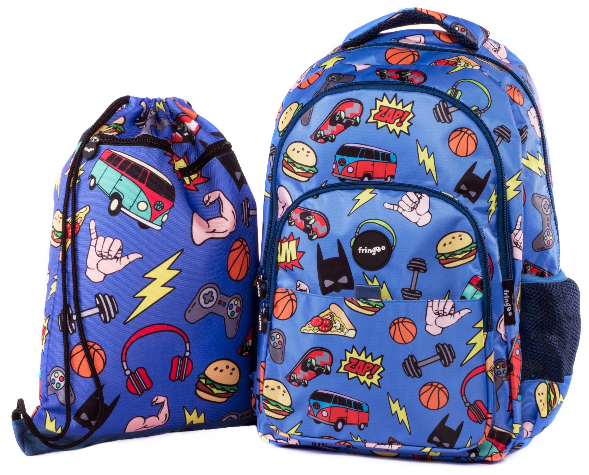 Sac à dos multicompartiment scolaire enfant – Doodles Boy