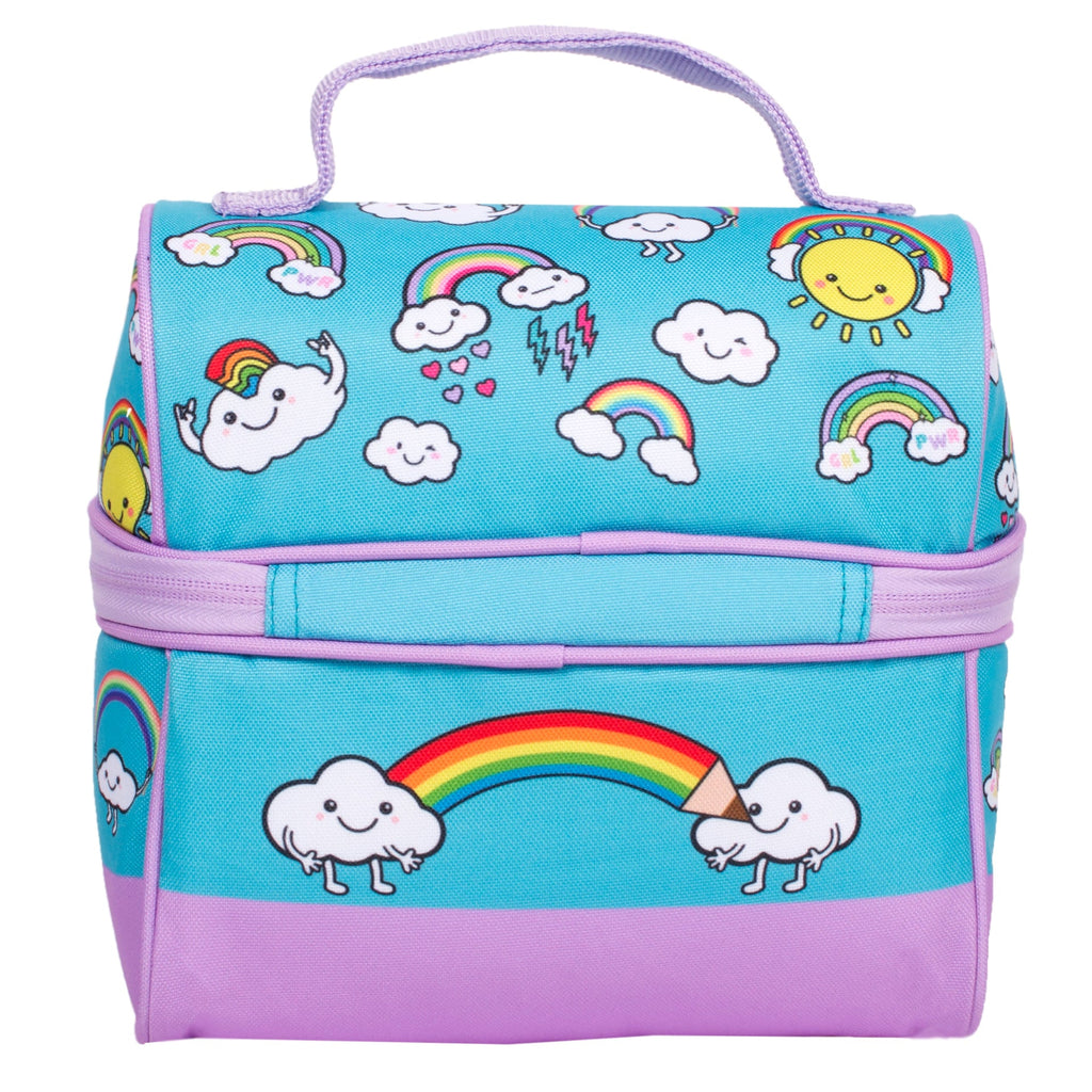Retro sac repas arc-en-ciel World
