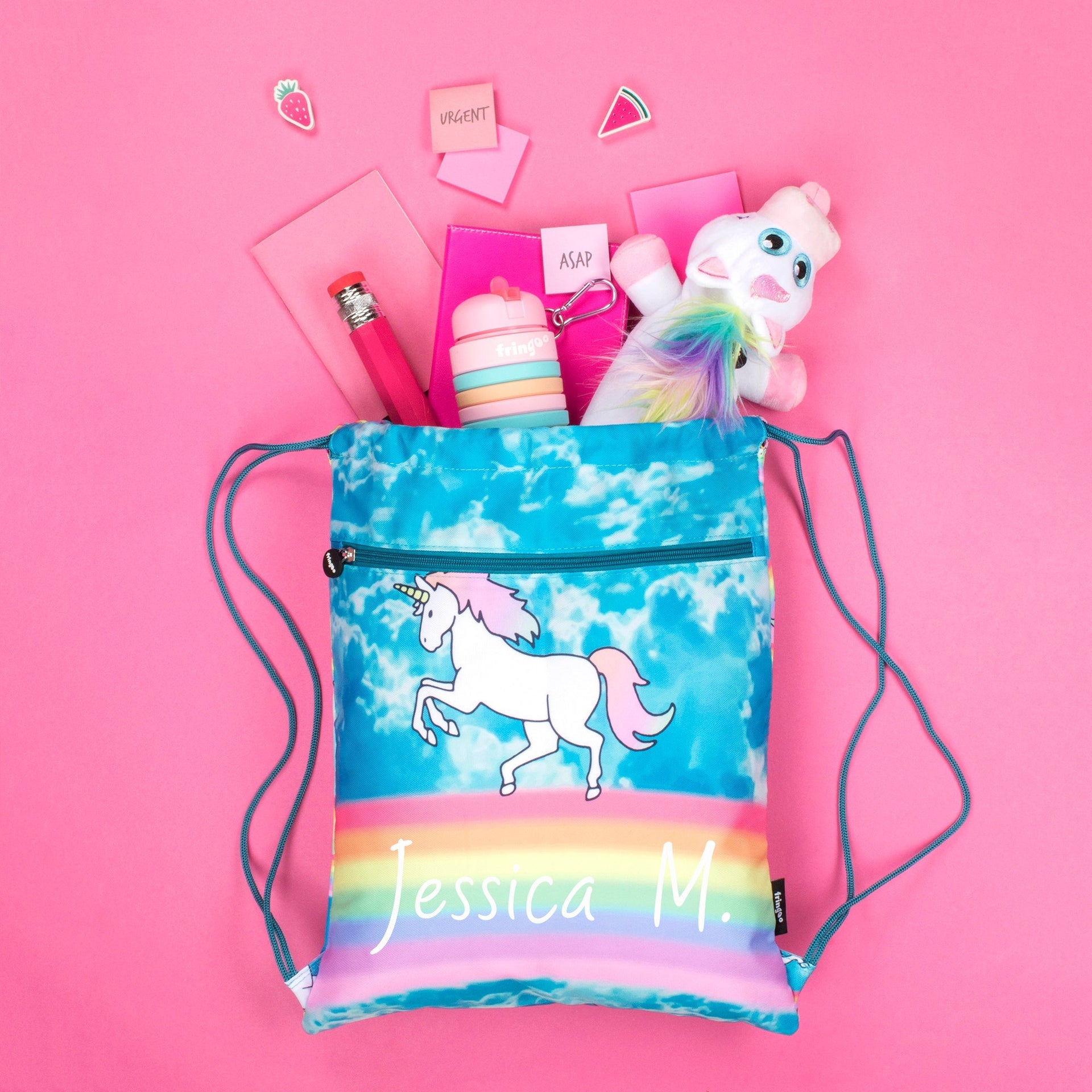 Sac à cordon – licorne Clouds