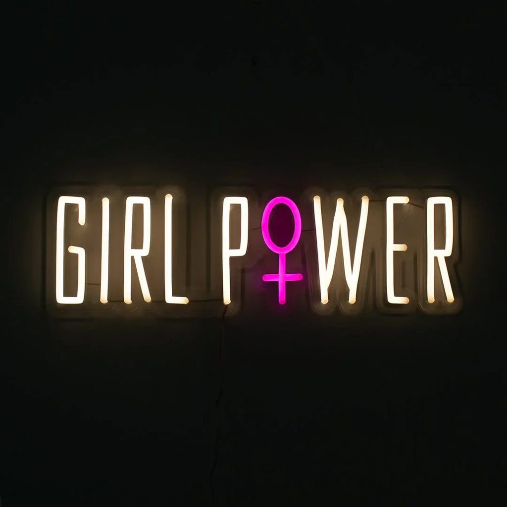 Insegna a Muro Neon Girl Power