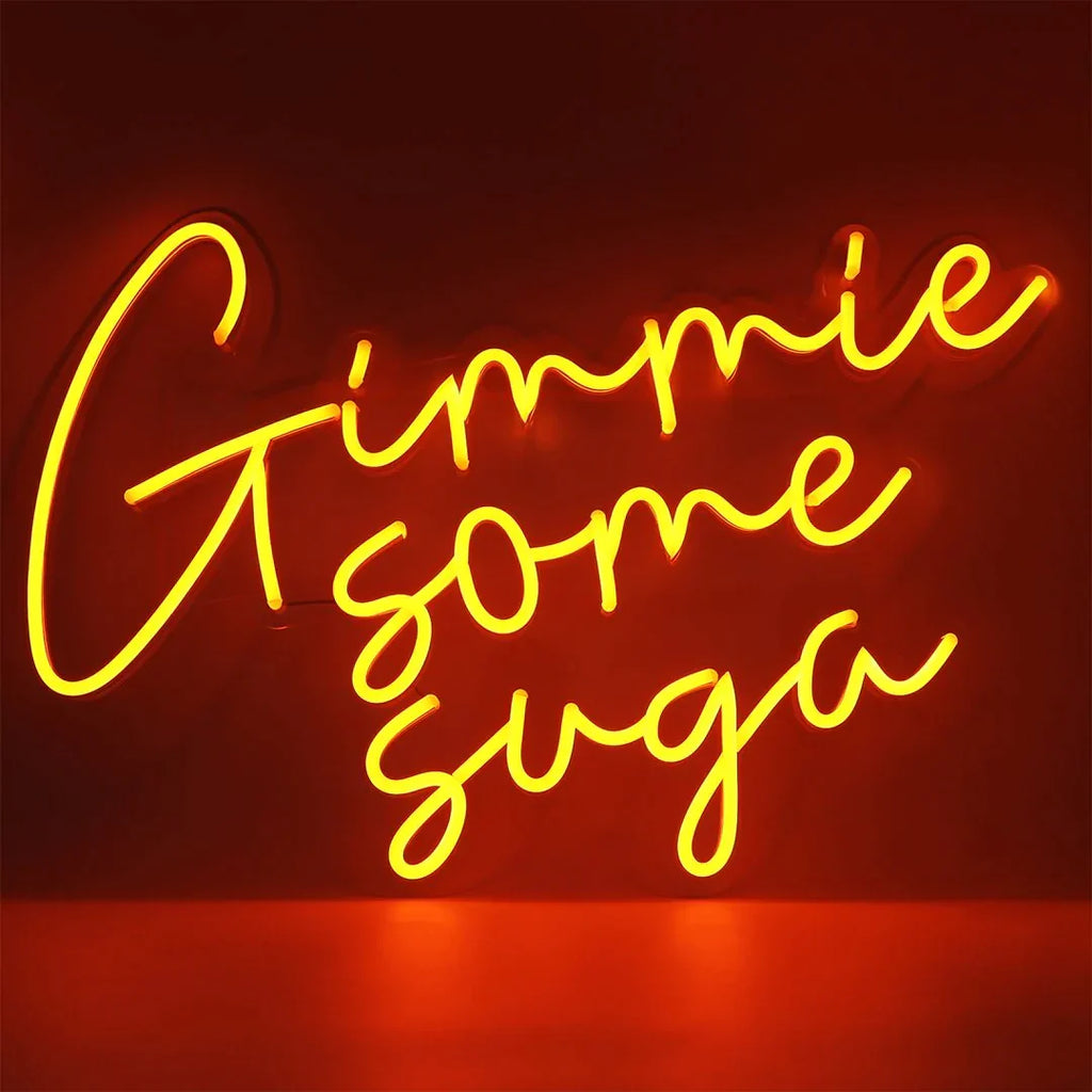 Néon Mural Gimmie Some Suga – visuel produit