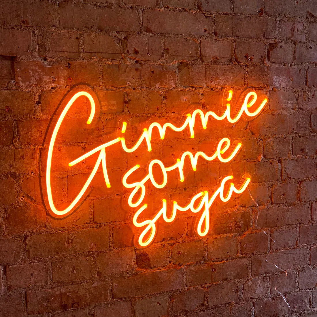 Insegna al Neon Gimmie Some Suga