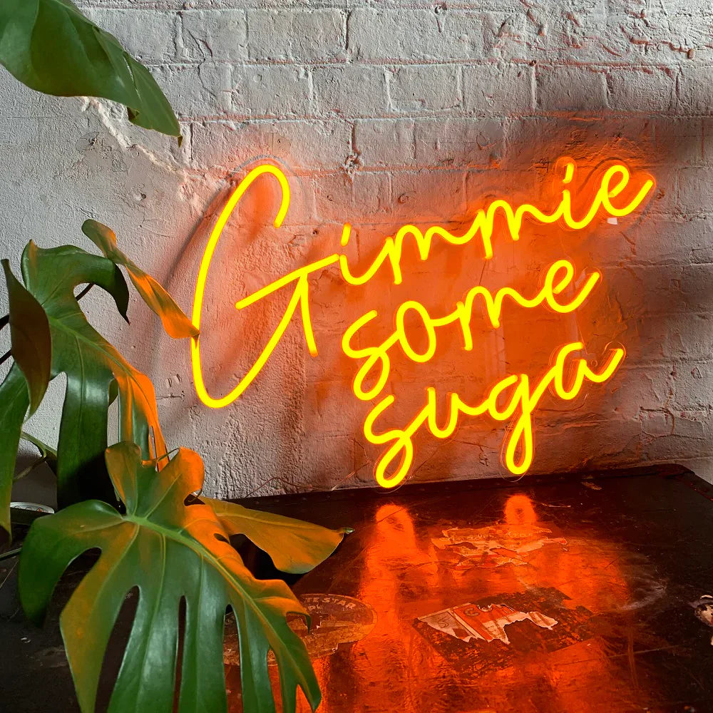 Insegna al Neon Gimmie Some Suga