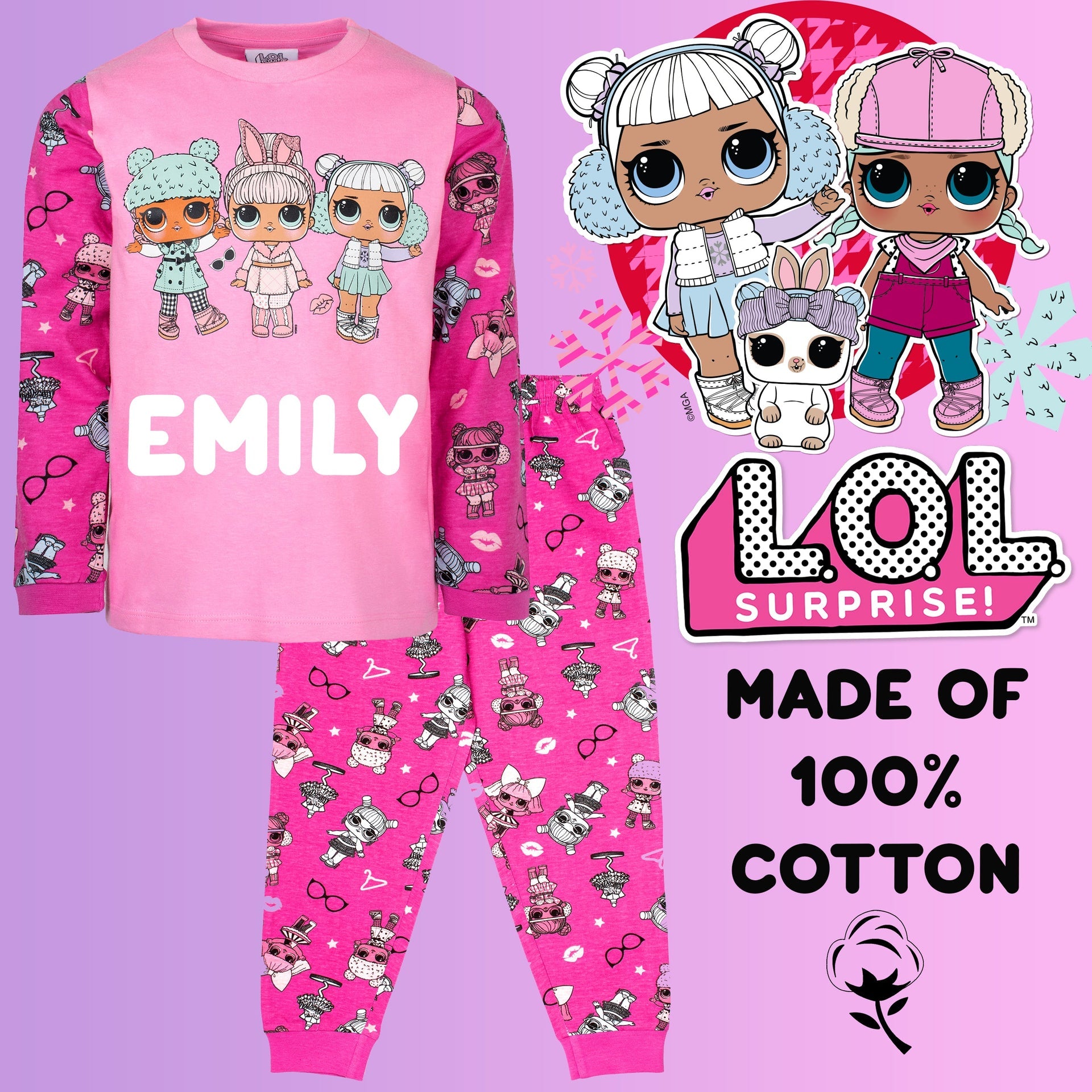 Pyjama – LOL – rose