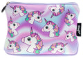 Grande trousse scolaire – licornes holographiques